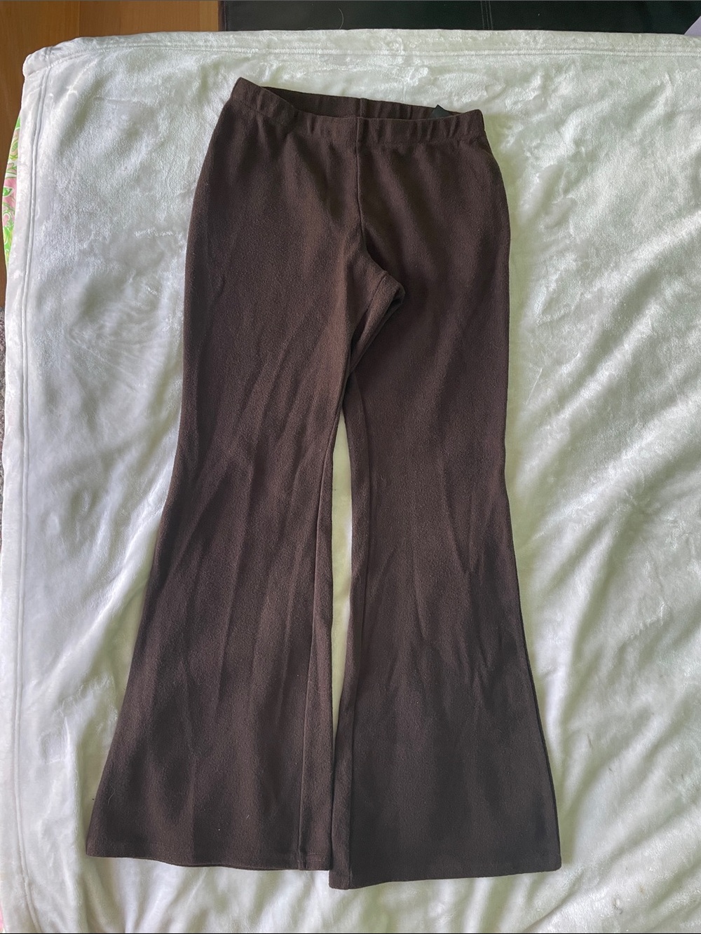 Divided Brown Boot Cut Flare Pants